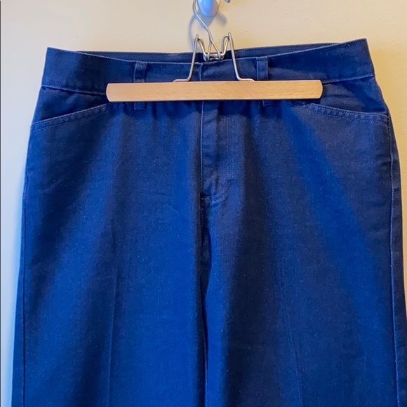 ✨NEW✨GAP TROUSER FLARE DARK BLUE JEANS EARLY 2000s - Picture 5 of 13